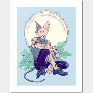 Fashion Cat Posters and Art